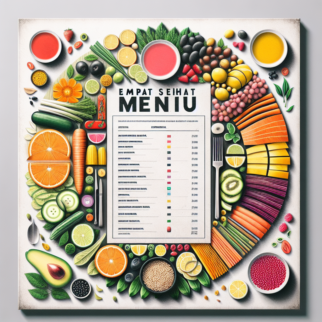 Kreativitas Menu Sehat: Menggali Kembali Konsep Makanan Empat Sehat Lima