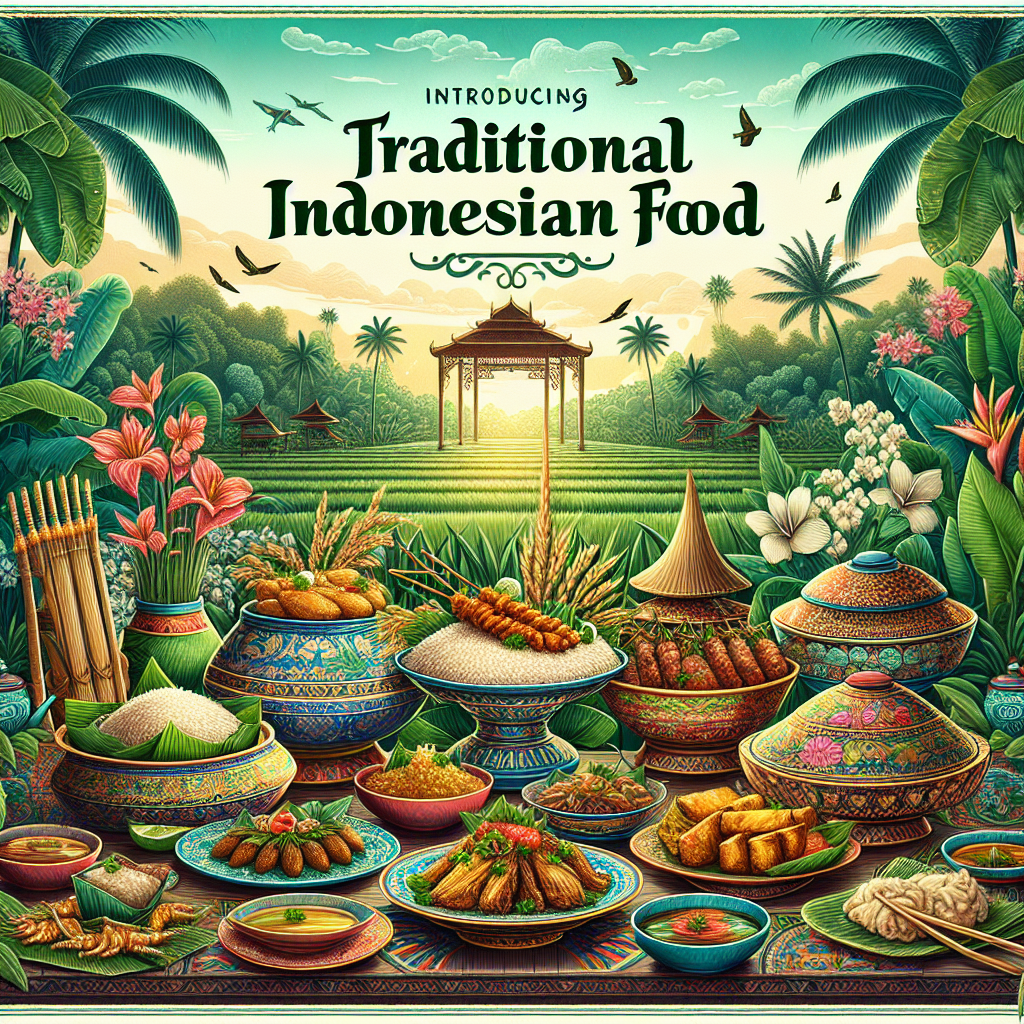 Poster Menawan: Memperkenalkan Makanan Tradisional Indonesia yang